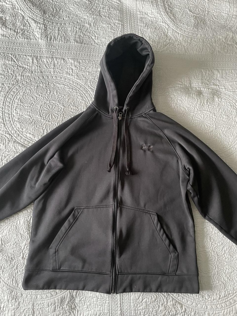 Under Armour Black Full-Zip Performance Hoodie Jacket